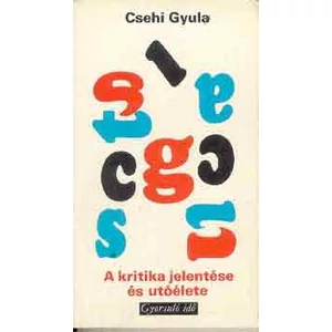 A kritika jelentése és utóélete 