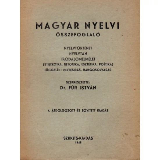 Magyar nyelvi összefoglaló