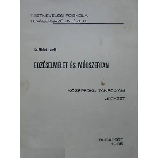Edzéselmélet és módszertan