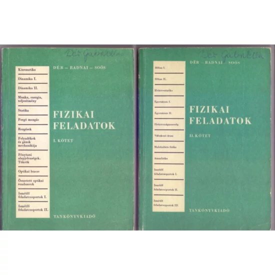 Fizikai feladatok I-II. 