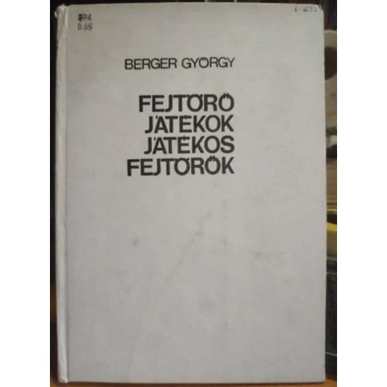 Fejtörő játékok, játékos fejtörők 