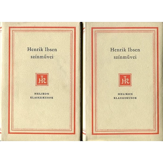 Henrik Ibsen színművei I-II. (Helikon klasszikusok) 