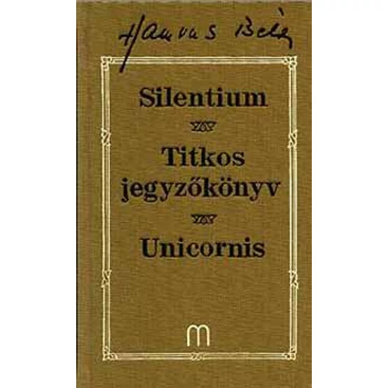 Silentium - Titkos jegyzőkönyv - Unicornis 
