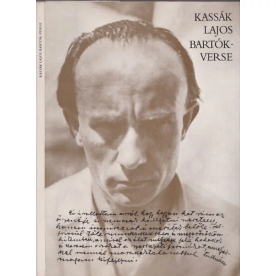 Kassák Lajos Bartók-verse - Csaplár Ferenc ajándékozó soraival 